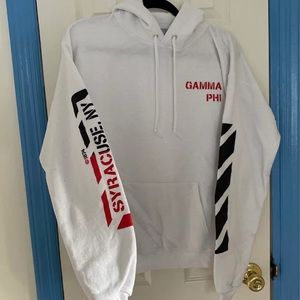 Gamma Phi Beta White Hoodie